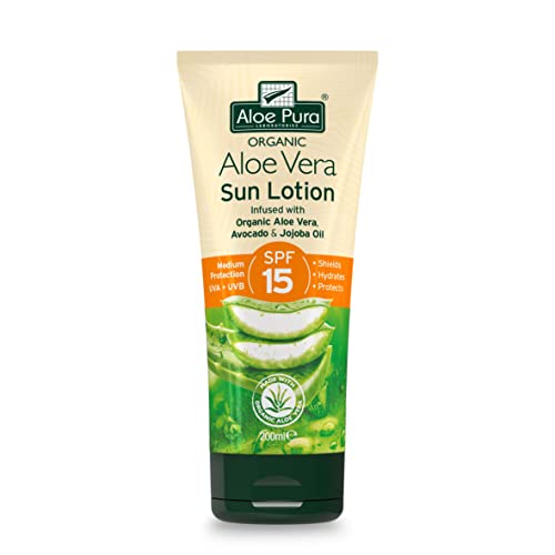 Aloe Pura Aloe Vera Sun Lotion SPF 15 200 ml