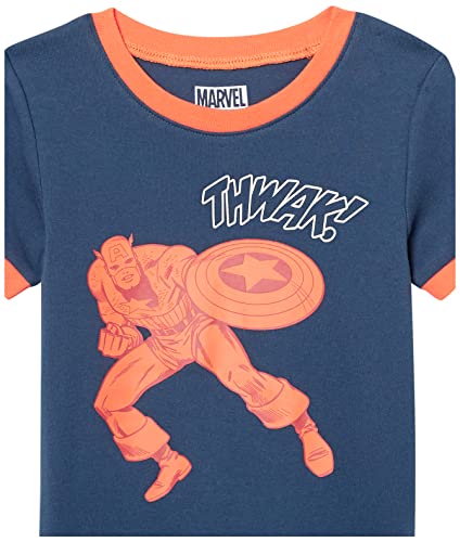 Image of Amazon Essentials Disney | Marvel | Star Wars Boys and Toddlers' Snug-Fit Cotton Pajama Sleepwear Sets