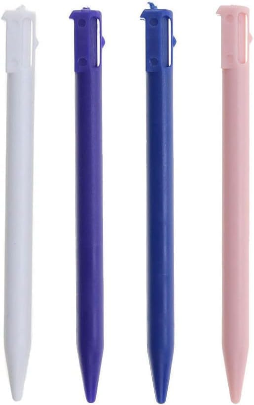 4PCS Plastic Touch Screen Pen Stylus Portable Pen for 3DS Game Console Stylus Pen (4 Color A)