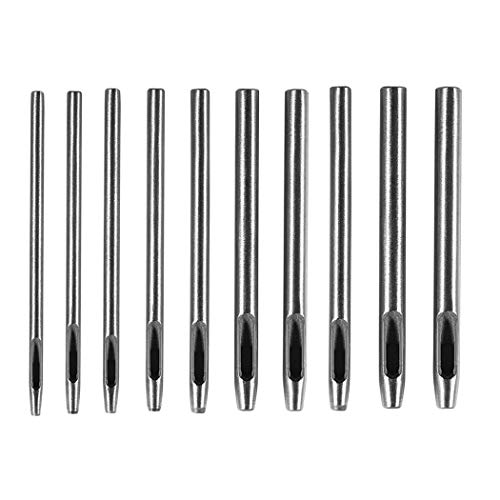 10 Piece Leather Hole Punch Set 0.8mm8mm Round in Pakistan