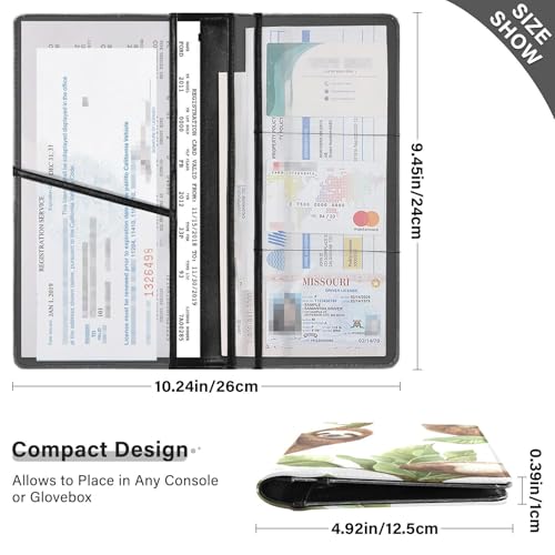 Organizador para Documentos de Cuero Slim miniatura 3
