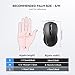 TECKNET Bluetooth Mouse, 4000DPI Wireless Mice for Laptop 2-in-1(BT 5.0/3.0+2.4Ghz) Computer Portable PC Mouse Wireless with USB Receiver for Mac (USB-A+Bluetooth, Black)