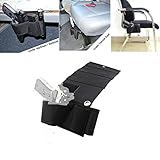 Explorer Bed Pistol Holster, Bedside Handgun Holster, Mattress Gun Holster Universal with Flashlight Loop