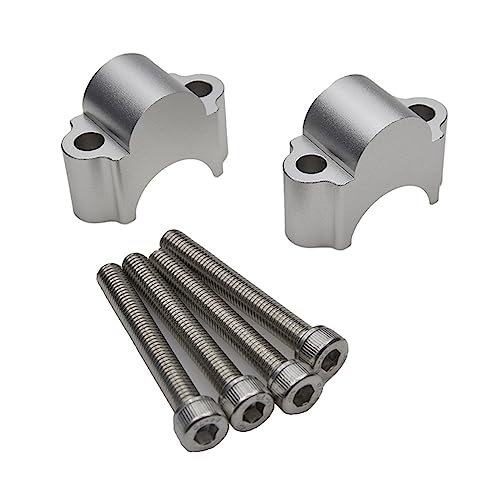 Guidon riser 25mm CNC en alu pour F800GS ADV : finition premium et confort de pilotage absolu