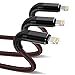 Lightning Cable 3ft,CyvenSmart iPhone Charger 3 ft 3pack Nylon Braided iPhone Charger Cable 3 foot Charging & Syncing IPhone Cable 3 feet Compatible with iPhone X/8/8 Plus/7/7 Plus/6/6s