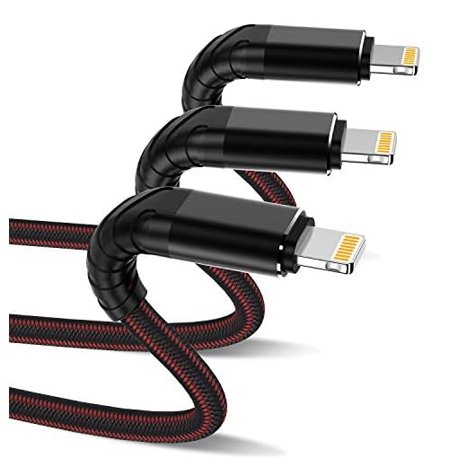 3Pack 3ft iPhone Charger, [ Apple MFi Certified ] 3 Foot iPhone Charging Cable, Nylon Braided 3 Feet Lightning Charger Cable Cord for Apple iPhone 11/11Pro/11Max/ X/XS/XR/XS Max/8/7/6/5S/SE Wire