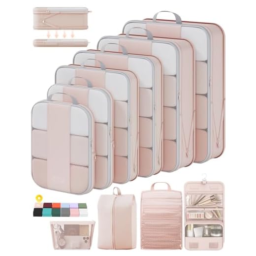 10-Piece Compression Packing Cubes Set