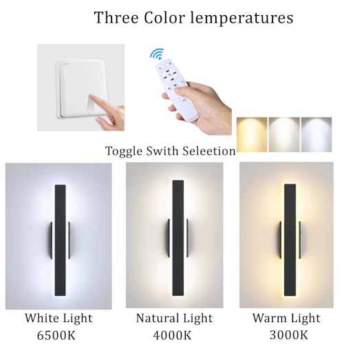 Lámparas de pared modernas con luces LED interiores acrílico 2