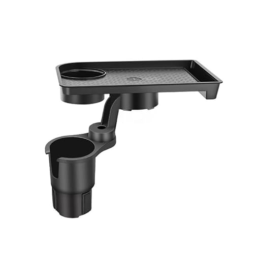 Adjustable Black Car Seat Travel Tray with Cup Holder