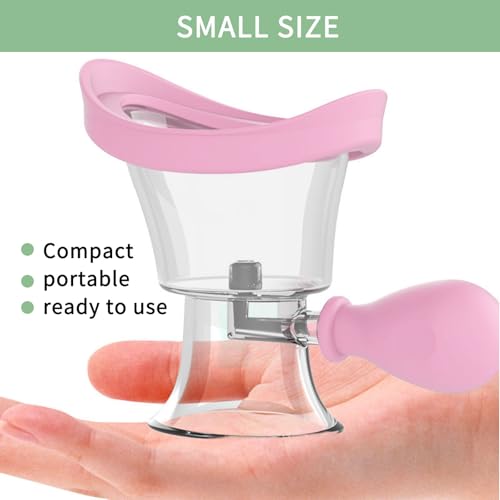 Image of NIIIYTYB Eye Wash Cup Flush Kit Portable Eyewash Cups for Rinse and Drops Eye Cleaning Washer Tool for Seniors Soothing Eye Bath Relieves Dust and Makeup Irritants (Pink)