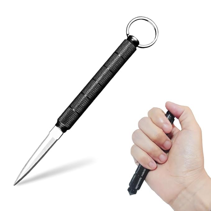 Image of SHOPOLIFE Mini Retractable Utility Knife /Mini Box Cutter Key Chain-Pocket Portable Knife Tool Keychain (1 Pc - Multicolor)