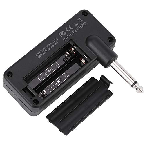 Mini Amplificador de Guitarra, Portátil, Práctico, Sonido Profesional, ABS+Metal, Ideal para Músicos, Estudio, Conciertos, Batería Duradera, Alta Calidad, Potente, Compacto