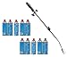 Produktbild Unkrautbrenner mit Gaskartuschen Abflammgerät Gasbrenner Piezo Zündung Unkrautvernichter Brenner (Unkrautbrenner + 10 Gaskartuschen)