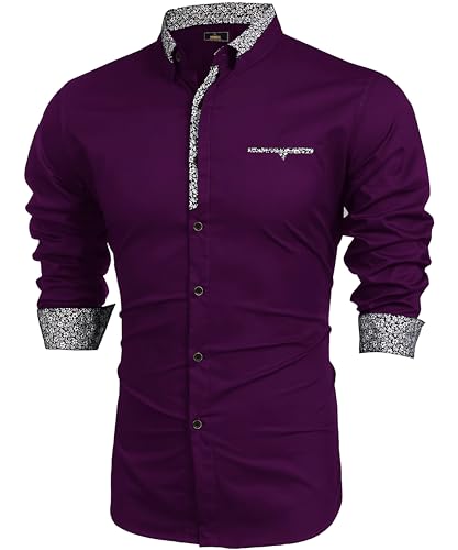 Image of Mens Shirt | Black Cotton Blend Casual | Regular Fit | Full Sleeve | Printed Spread Collar | Solid Plain Style | Summer Office Wear | Stylish Shirt for Men