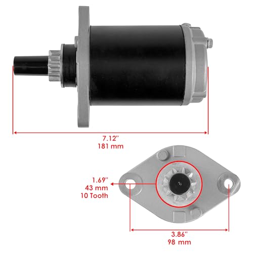 Caltric Starter Compatible con Motores Tecumseh Ohv135 Ohv145 Ohv150 Ohv155 Ohv160 Todos miniatura 2