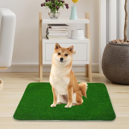 KESOTO Hunde PIPI Pad Aus Kunstgras, Wiederverwendbare Matte für Haustiere, 46cm X 71cm