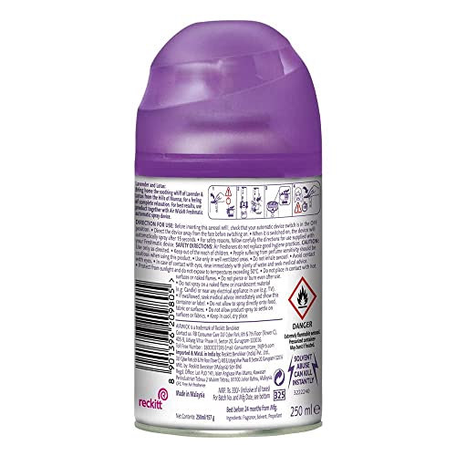 Air Wick 250 ml (Pack of 2) - Lavender & Lotus and Sea wood and Driftwood (Turquoise Oasis), Freshmatic Automatic Air Freshener Refill | Automatic Room Freshener, Bathroom Freshener and Room Spray - Image 11 thumbnail