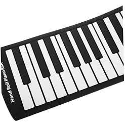 SHOWERORO 88 Rouleaux Piano Roulé À La Main 88 Touches Piano Pliable Clavier Débutant Claviers De Piano De Voyage Clavier Pliable Clavier De Piano Électronique Portable Piano Enroulable – Image 7