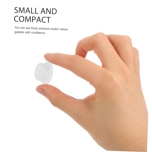 PRETYZOOM 10 piezas de válvulas y juntas de silicona para ollas a presión, repuestos para ollas a presión y esterilizadores, diseño resistente al calor miniatura 6
