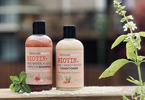 Rice Water Hair Growth Shampoo With Biotin,Rice Water For Hair Growth- Hair Shampoo For Hair Growth For Thinning Hair And Hair Loss, All Hair Types, Men And Women #TOP1