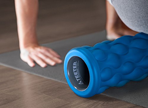 Teeter Massage Foam Roller – Deep Tissue Muscle Relief To Boost Recovery, Flexibility – 13 Or 26 Inch, 2 Textures/Densities – Back Pain Relief, Sports Massage, Myofascial Release #TOP6