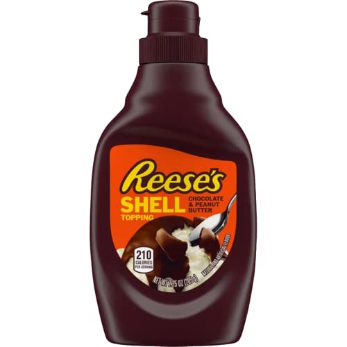 Hershey's Ice Cream Shell Topping Variety 3 Pack- Reeses Ice Cream Topping Hard Shell, Heath Ice Cream Topping Hard Shell, And Hershey's Chocolate Hard Shell Ice Cream Topping By Snackivore. #TOP3