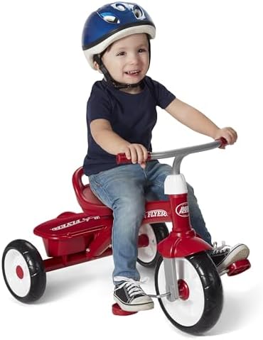Radio Flyer Red Rider Trike for Ages 2.5–5, Three Wheel Toddler B...