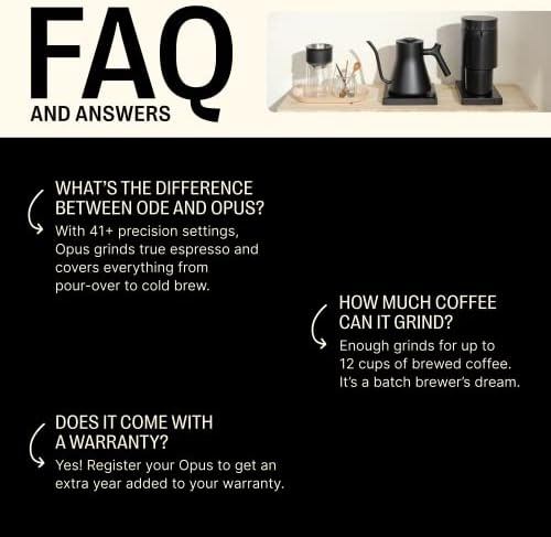 Opus Conical Burr Coffee Grinder