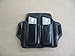Walther PPQ M1/M2 9mm / .40 Leather 2 Slot Molded Pancake Belt Mag Pouch BLACK