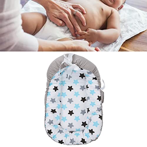 Espreguiçadeira de bebê para presente de chá de recém-nascido, estampa de estrela com almofada para