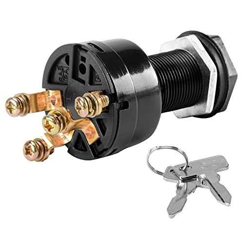 Roykaw Golf Cart Ignition Key Switch for Club Car DS 1996up OEM