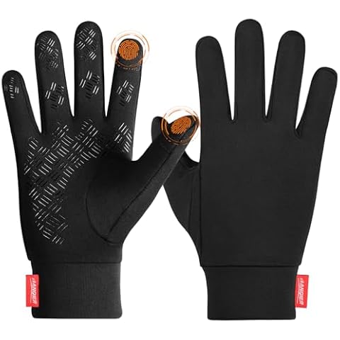 Coskefy Thermal Touch Screen Running Gloves Cover