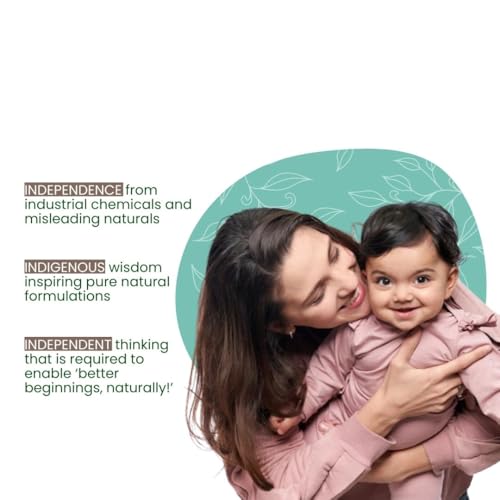 Image of The Indi Mums Mixed Combo Natural Baby Shampoo & Body Wash for Newborns,Toddlers and Kids- Promotes Healthy Hair & Skin, Hypoallergenic & ph Balanced - 2X 50 ML