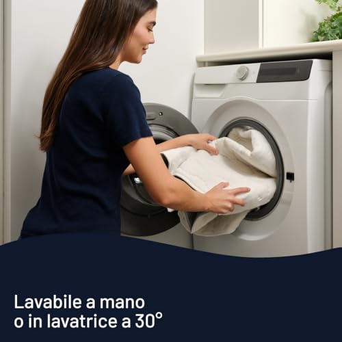 Imetec Scaldasonno Adapto matrimoniale 150 x 160 cm, Basso consumo, Tecnologia brevettata, Riscaldamento rapido, Temperatura personalizzata, 100% cotone, Made in italy, 2 comandi con 6 temperature - 6