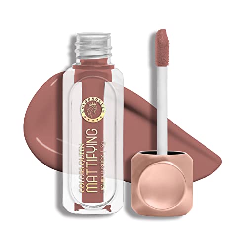 Image of Colors Queen Mattifying Liquid Lipstick for Women Combo Pack of 2 | Long Lasting Liquid Matte Lipstick | Transfer Proof & Waterproof Lipstick Enriched with Vitamin E
