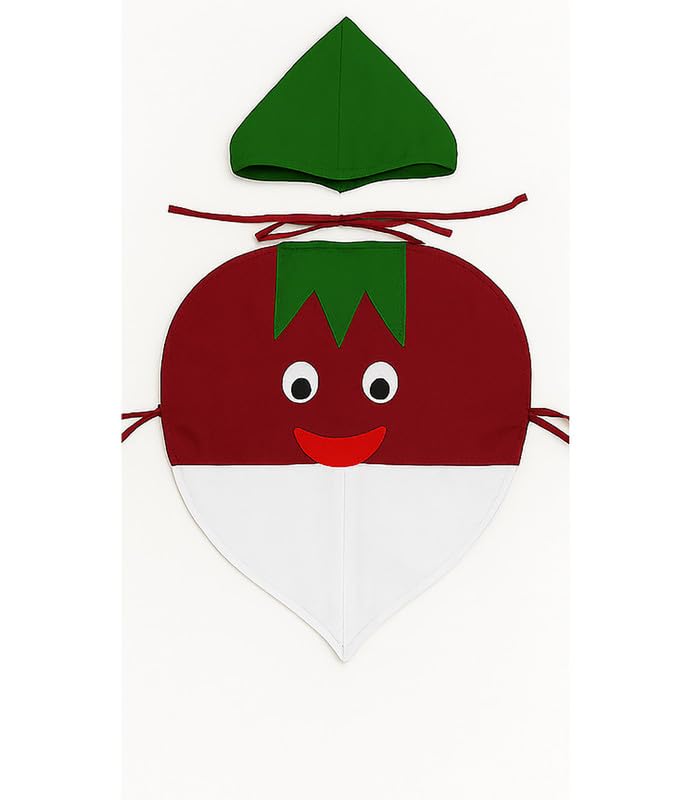 Image of FancyDressWale Fruit & Vegetable Fancy Dress Costume for Kids | Free Size 2-10 Years | School Fancy Dress, Stage Shows, Theme Parties