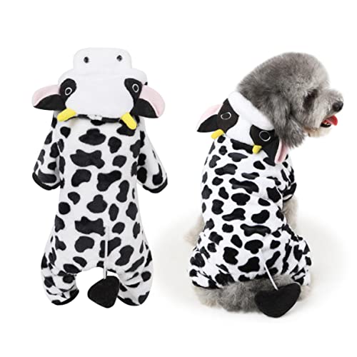 Disfraz para Perro pequeño de Coral con Diseño de Vaca