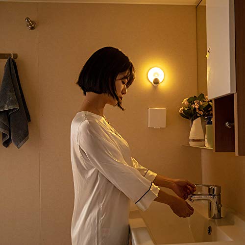 Anself Sensor de movimento Luz de parede Luz noturna com aromaterapia Armário com lâmpada de indução