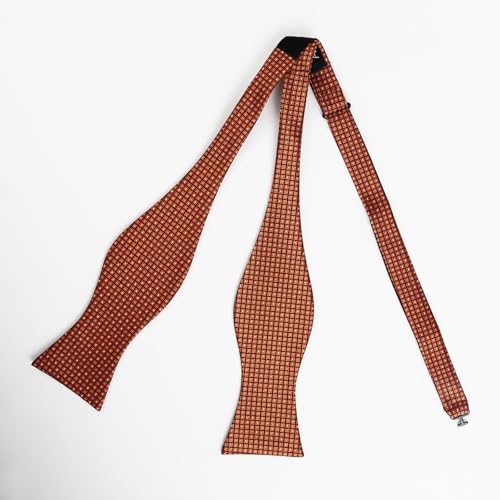 Image of Alizeal Mens 2pcs Solid Self-tied Bow Tie Set