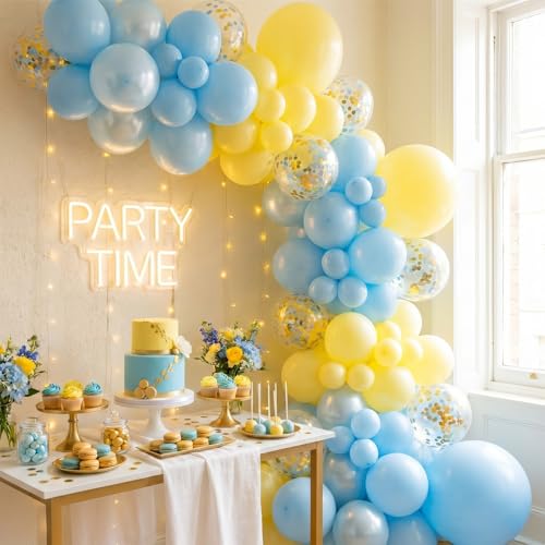Image of Balloon Arch Kit, 209.97 ft | Balloon Garland Strip, 200 Clear Glue Point Dots, 1pc Tie Tool and 10 Clips, Party Decoration, Wedding, Birthday
