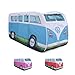 Produktbild Board Masters - Volkswagen Kinder-Pop-Up-Spiel-Zelt im T1 Bulli Bus Design 165 cm (Bus Front/Blau)