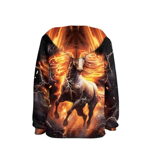 doginthehole Fashion Hoodies for Boys Girls Kids Youth Hooded Pullover Long Sleeve Sweatshirts Cute Animal Graphic3