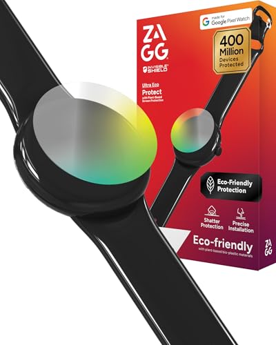 ZAGG Ultra Eco Google Pixel Watch 4 41mm KXtB ϏՌ h~ ARfލ̗p CrWuV[h Ztq[Oim \tȒP