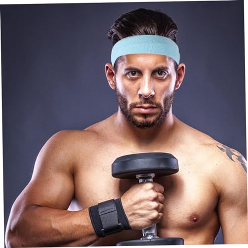 Yardwe 2 Unidades Bandana Esportiva Faixas De Suor Para Mulheres Faixas De Cabelo Flexíveis Tiaras P