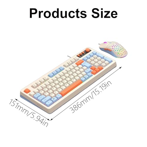Clavier de jeu 98 touches de haute précision avec design ARGB ergonomique