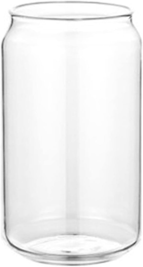 Beer Glasses Can Cola Shape Drinkware Tea Juice Milk Glass Cup Coffee Wine Drink Cup Durable Water Container Tumbler (Color : 1) (1)