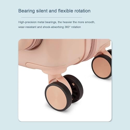 Lightweight Hard Shell Travel Suitcase - Airline Approved Luggage for Easy Travel(Black,20in)4