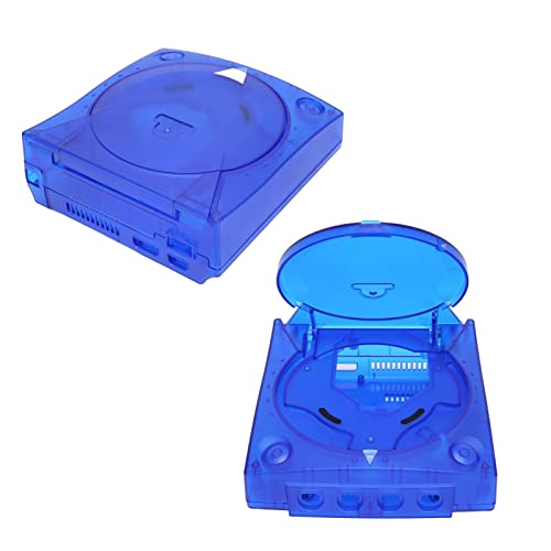KOSDFOGE Translucent Plastic Shield Translucent Housing para Sega Dreamcast DC Game Console