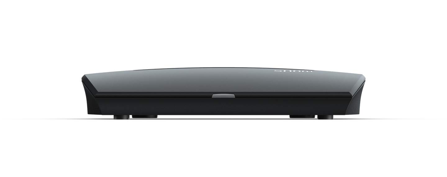 Snom M325 Singlecell IP-DECT-Paket, Schnurlos Set, DECT IP telefon + Basisstation (M300-Basisstation und M25-Mobilteilpaket, bis zu 20 Mobilteile, bis zu 5 parallele Anrufe), Schwarz, 00003955