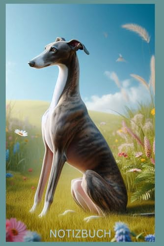Notizbuch Galgo, Buch: Das perfekte Geschenk für Windhund Liebhaber & Hunde Fans, mit Hundemotiv: Tagebuch, Journal, Taschenbuch, Kalender, Notebook ... Figur, Deko, Hunderasse, Bild,für Züchter